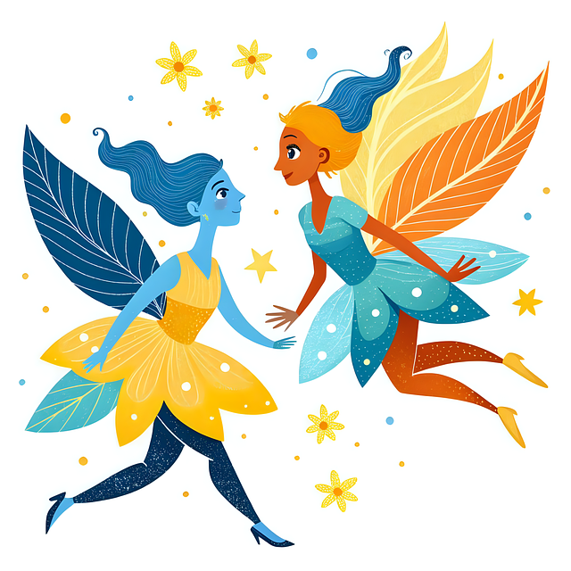Free fairy story magic illustration