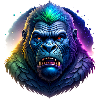Free Gorilla Game illustration and picture
