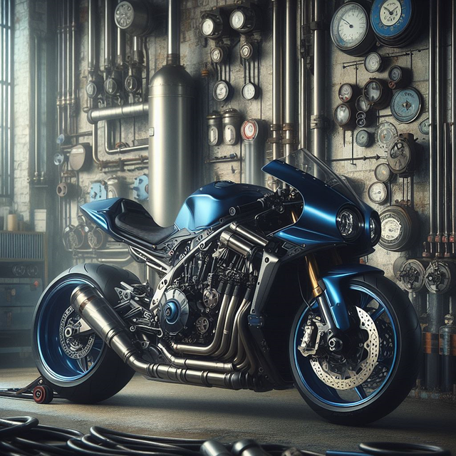 Free super bike motorcycle run illustration