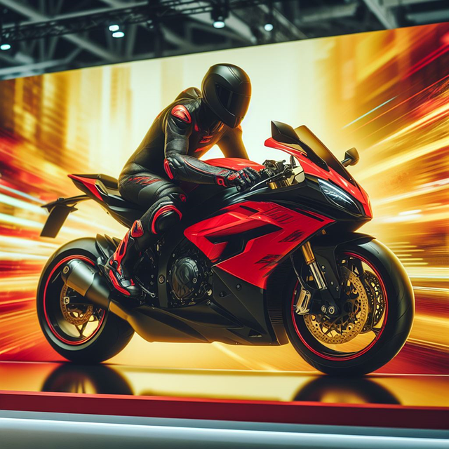 Free motorcycle biker sports illustration