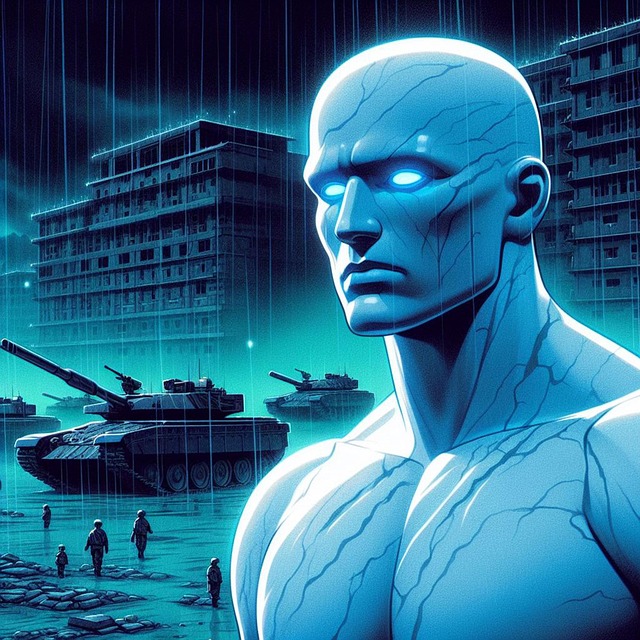 Free hermes somnus cyberpunk illustration