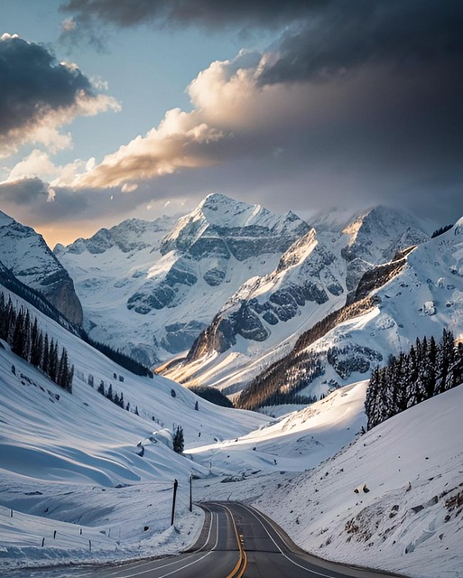 Berg, Natur, Schnee, Himmel, Winter