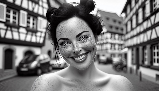Free ai generated woman portrait illustration