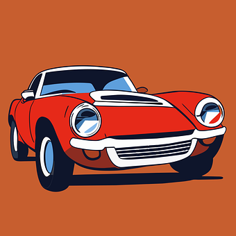 Ai Gerado, Carro Vermelho, Super-Carro