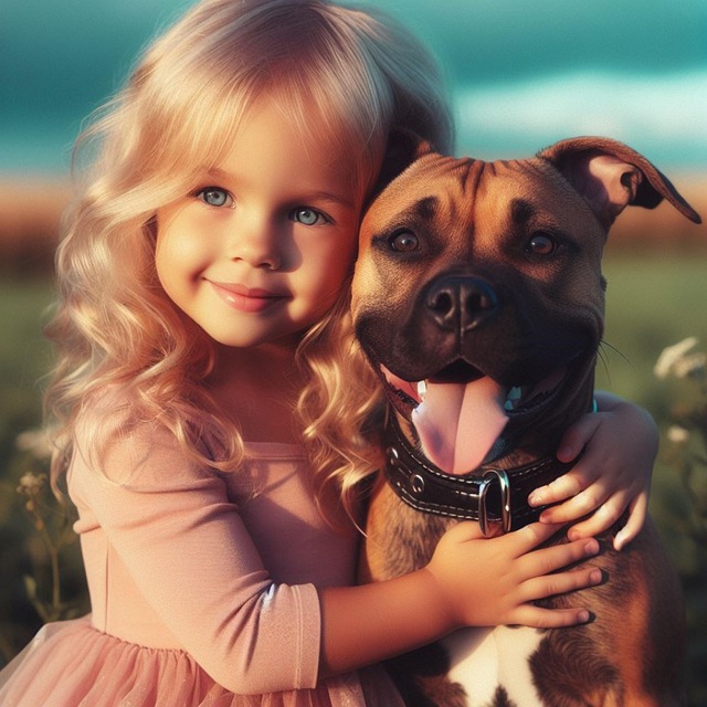 Free ai generated girl kid illustration