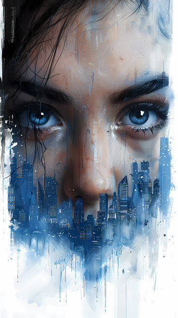 Free who was created women eyes illustration