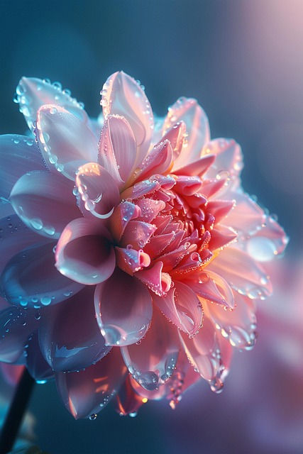 Free ai generated dahlia flower illustration