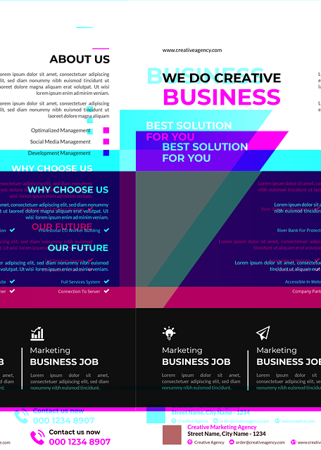 Free Creative Agency Flyer Agency illustration and picture