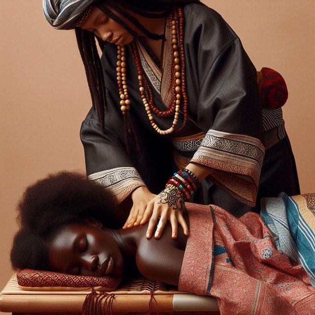 Free ai generated women fulani illustration
