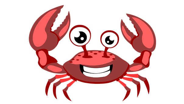Krabbe, Karikatur, Tier, Natur, Meer