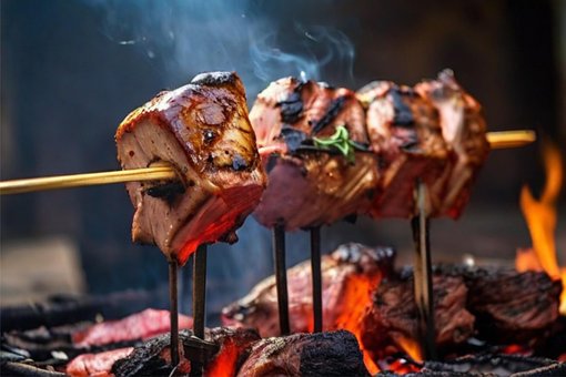 Rindfleisch, Grill, Essen, Gegrillt