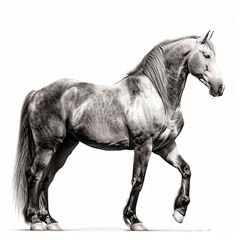 Free Ai Generated Horse illustration and picture