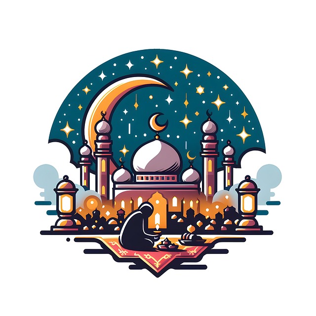 Free ai generated ramadan islamic illustration