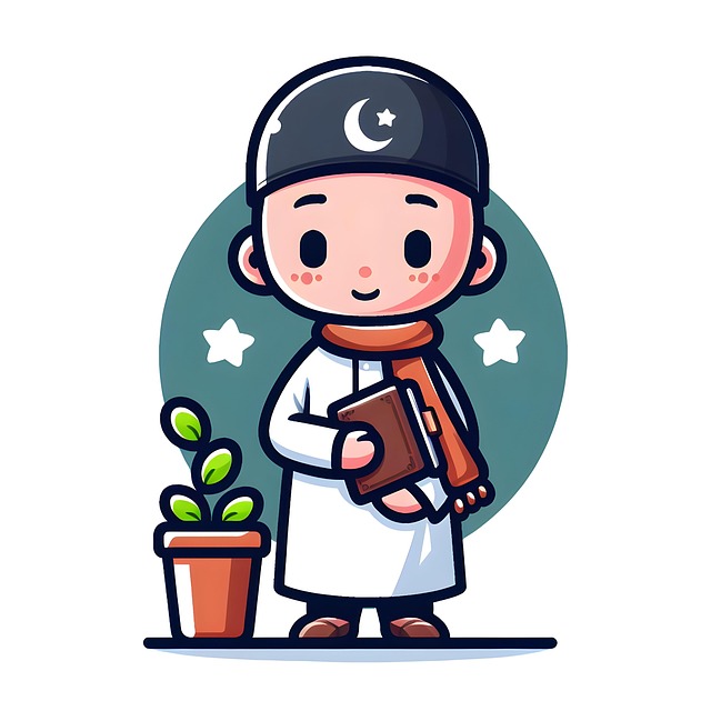 Free ai generated namaz quran illustration