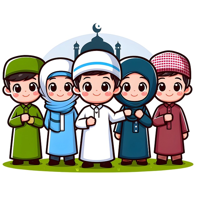 Free ai generated namaz quran illustration