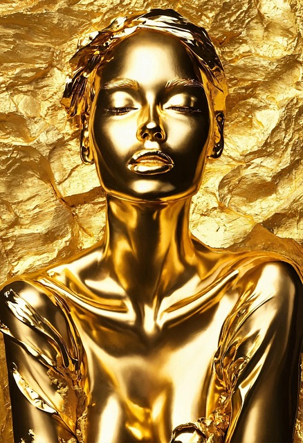 Free ai generated woman statue illustration
