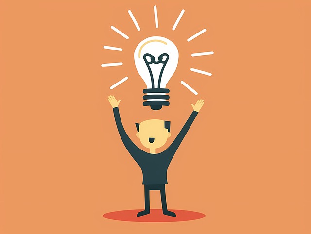 Free ai generated lightbulb idea illustration