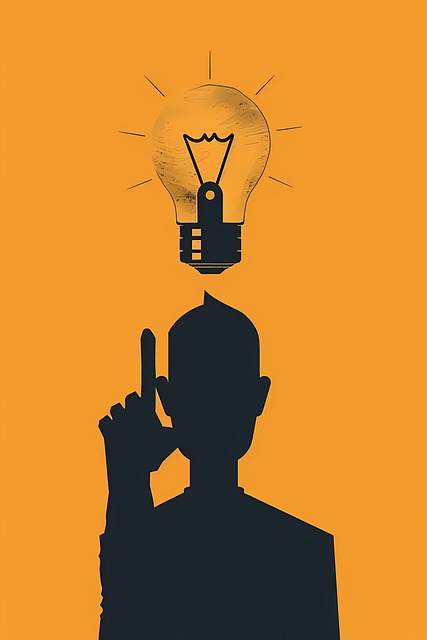 Free ai generated lightbulb idea illustration