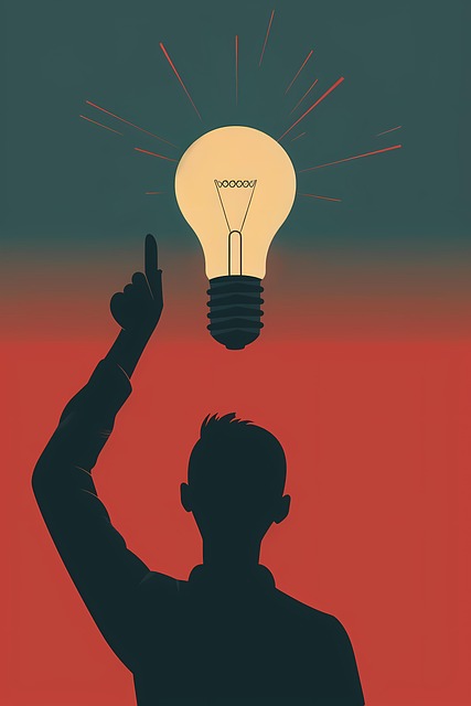 Free ai generated lightbulb idea illustration