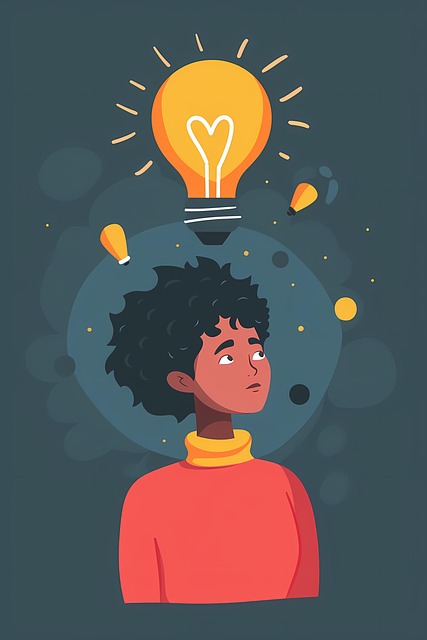 Free ai generated lightbulb idea illustration