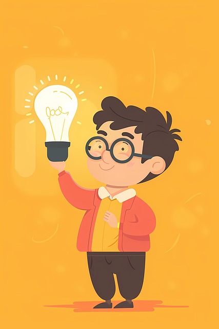Free ai generated lightbulb idea illustration