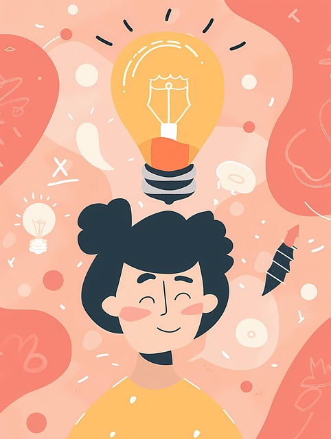 Free ai generated lightbulb idea illustration