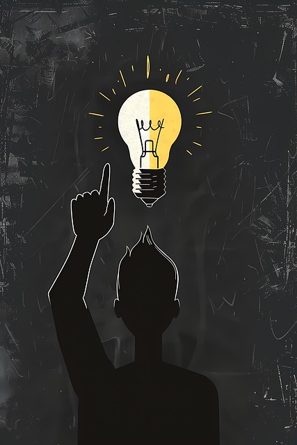 Free ai generated lightbulb idea illustration