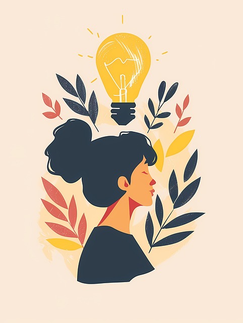 Free ai generated lightbulb idea illustration