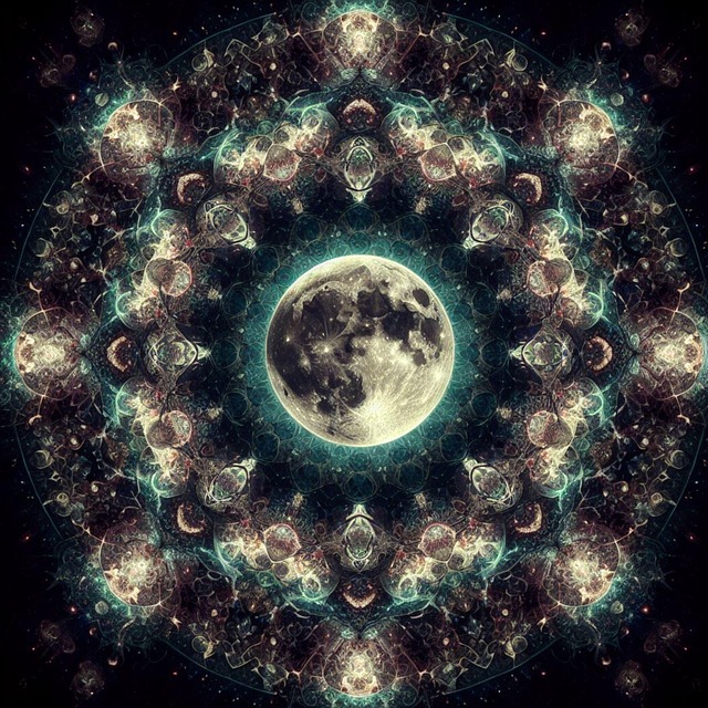 Mond, Vollmond, Mysteriös, Dunkel