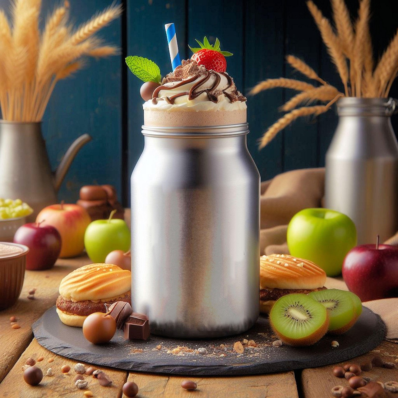 Download Ai Generated, Milkshake, Aluminium Container. Royalty-Free ...