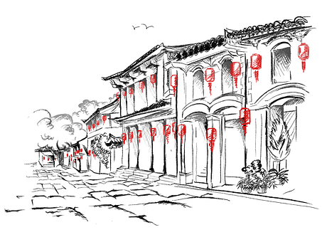 Free Landscape Chinese illustration and picture