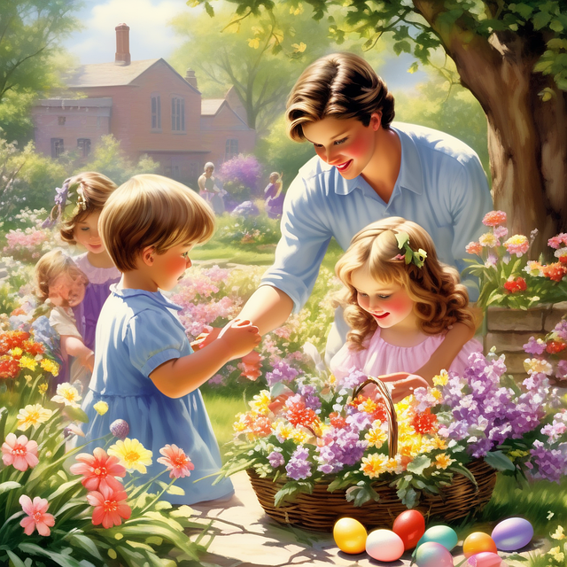 Free easter nature easter eggs illustration