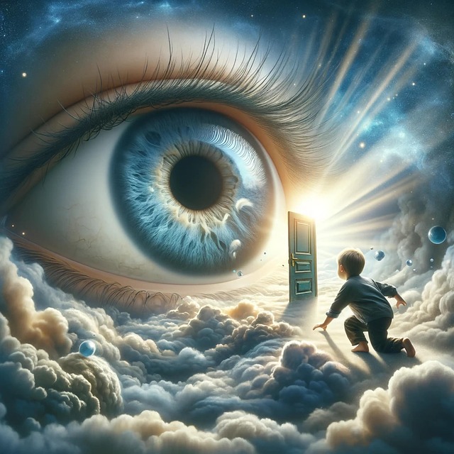 Free eye fantasy dream illustration