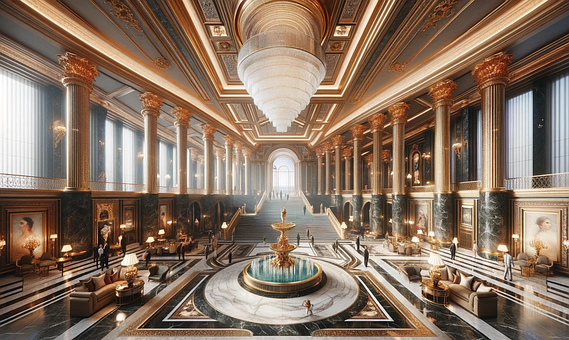 Free Ai Generated Palace illustration and picture
