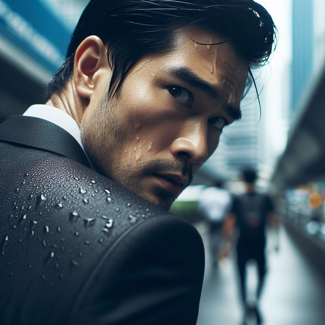 Free ai generated man secret agent illustration