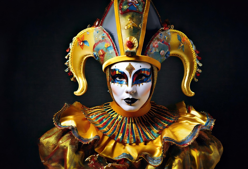Download Carnival, Costume, Harlequin. Royalty-Free Stock Illustration