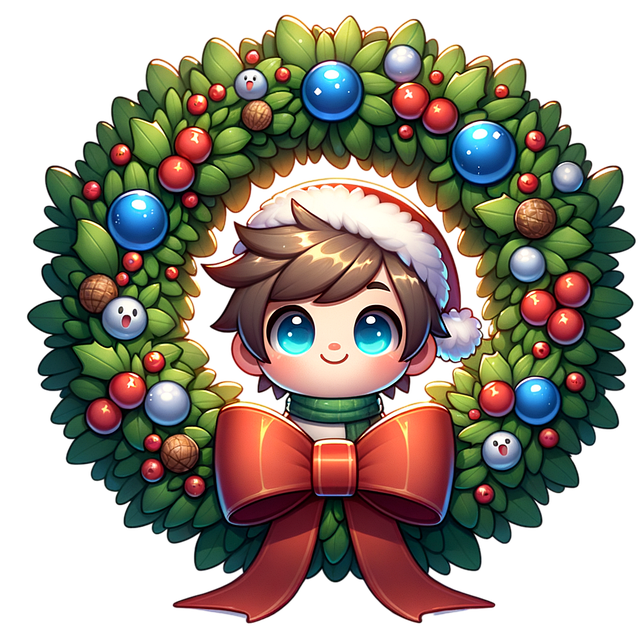 Download free HD stock image of Ai Generated Wreath Free ai generated wreath anime illustration