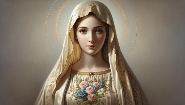 Free ai generated virgin serenity illustration