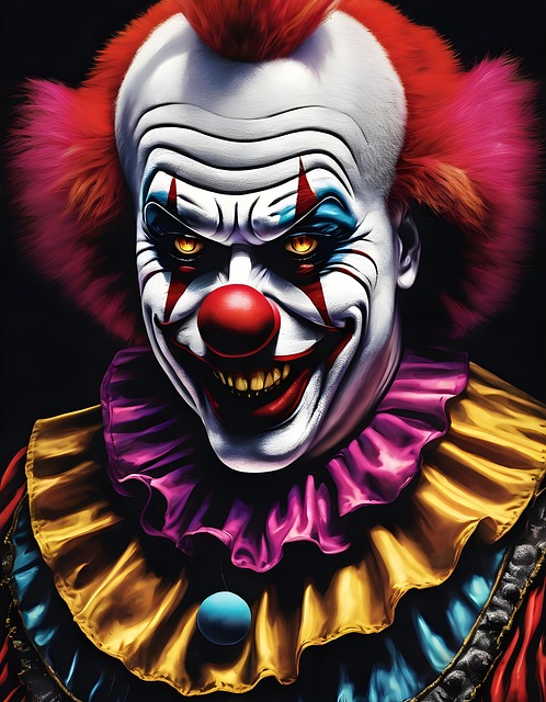 Free Clown Halloween illustration and picture
