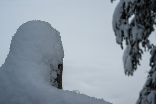 Sydtirol, Italien, Sne, Vinter, Hegn