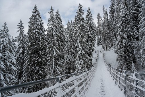 Sydtirol, Ferie, Italien, Vinter, Sne
