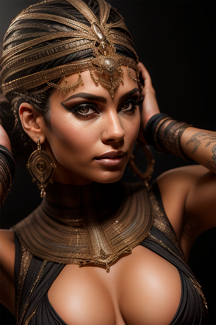 Free ai generated woman cleopatra illustration