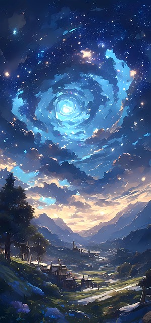 Nature, Starry Sky, Night, Star, 生成的Ai