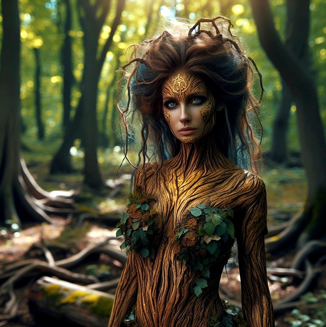 Ai Generiert, Elf, Baum Geist