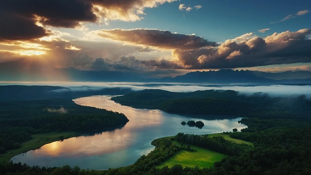 Río, Lago, Naturaleza, Sereno