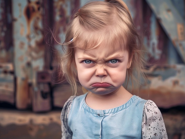 Free little girl toddler illustration