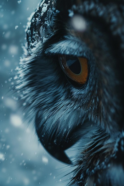 Free ai generated owl eyes illustration
