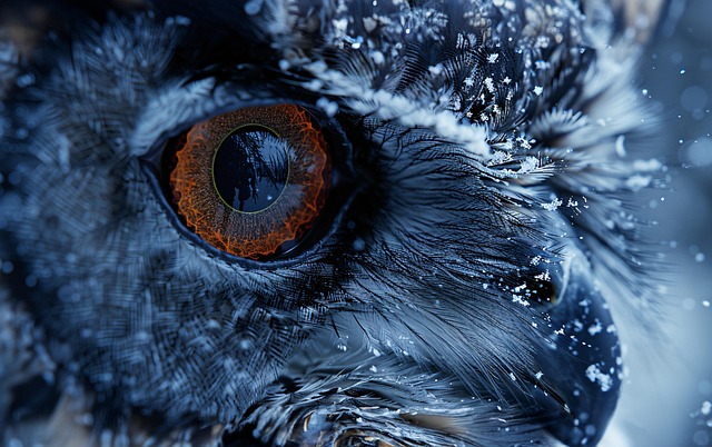 Free ai generated owl eyes illustration