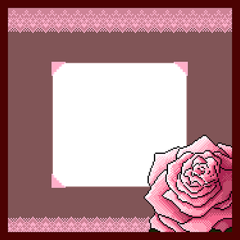 Rose, Ramme, Grænse, Scrapbog, Blomst