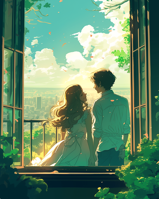 Ai Gerado, Anime, Casal, Amor, Relação